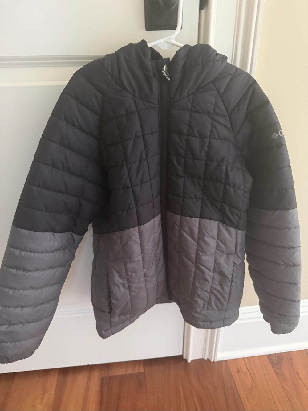 Columbia Black and Gray Kids Puffer Jacket
